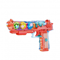 Concept Gear Toy Gun with Flashing LED Lights and Musical Sounds for Kids